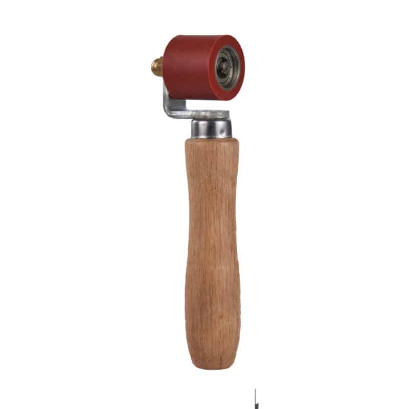 1.1-inch Red Silicone Pressure Seam Roller for Heat Sealing and Bonding - Image 2