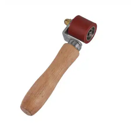 1.1-inch Red Silicone Pressure Seam Roller for Heat Sealing and Bonding