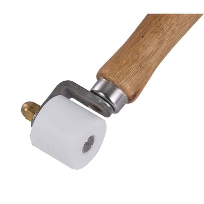 1.1-inch Teflon White Silicone Pressure Seam Roller for Heat Sealing and Bonding - Image 2