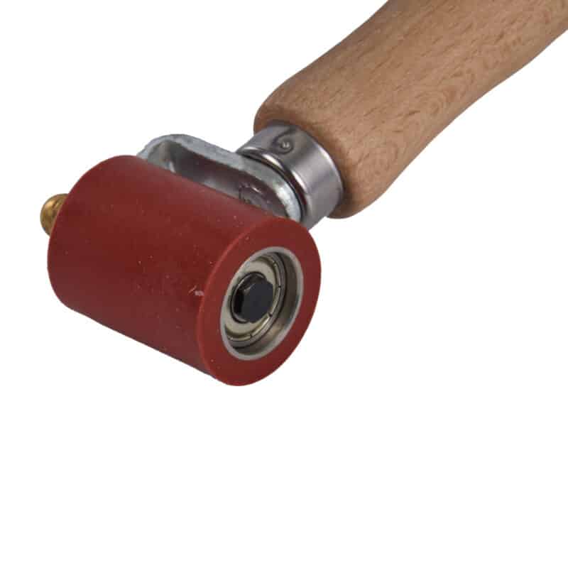 1.57-inch Double-Headed Vinyl Seam Roller for Flooring and Upholstery-Red - Image 3