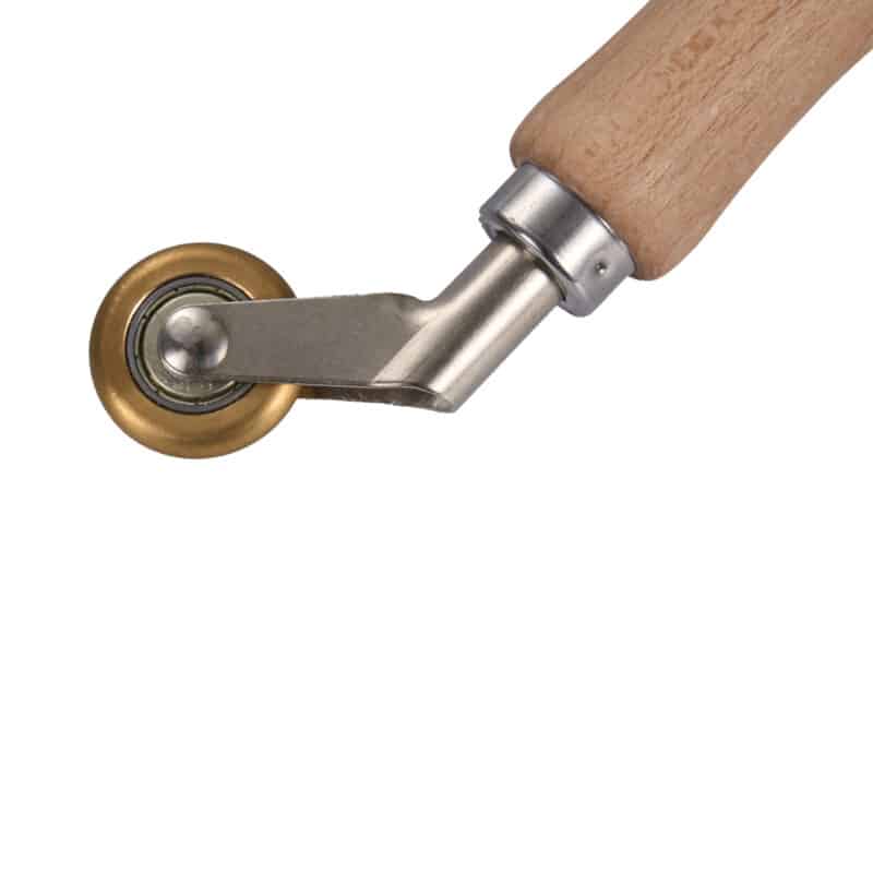 1.57-inch Double-Headed Vinyl Seam Roller for Flooring and Upholstery-Red - Image 4