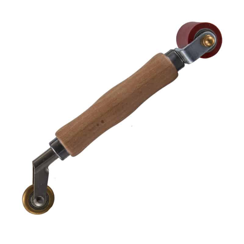 1.57-inch Double-Headed Vinyl Seam Roller for Flooring and Upholstery-Red - Image 5