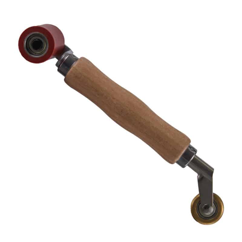 1.57-inch Double-Headed Vinyl Seam Roller for Flooring and Upholstery-Red - Image 6