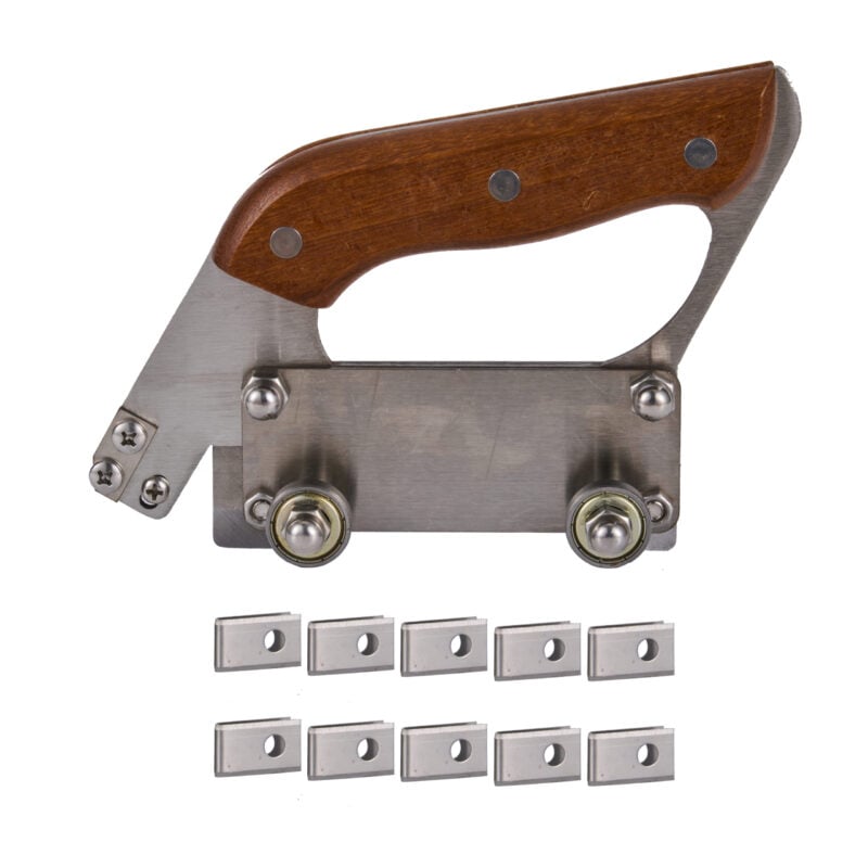 Wheeled Floor Groover with Wood Handle丨ARIK