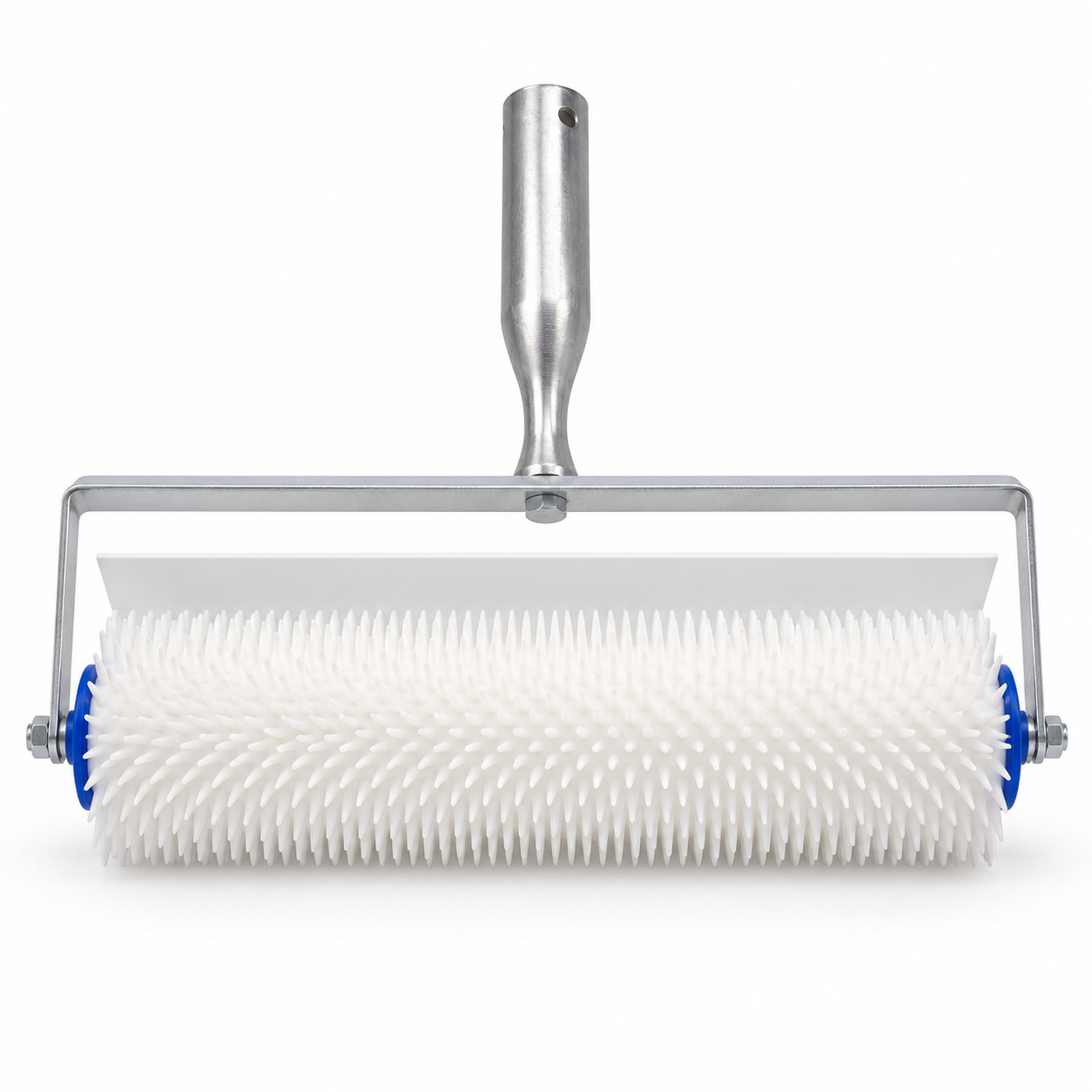 10-inch dual-frame spiked roller, 20 mm model, roller front view.