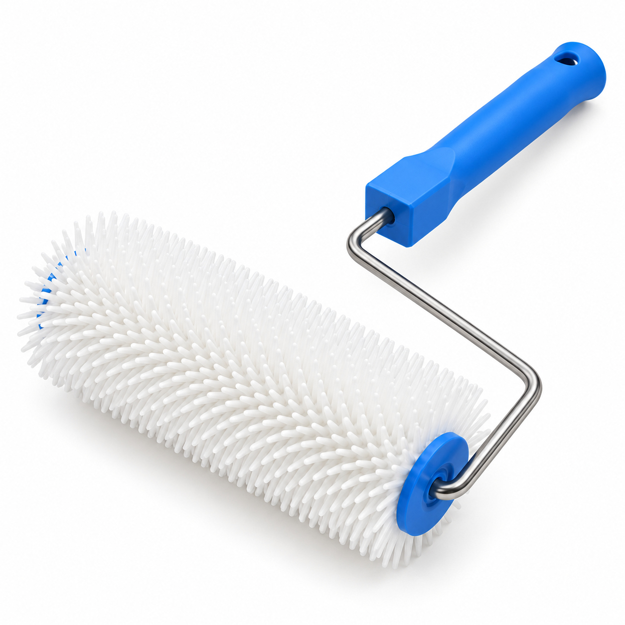 9-inch plastic-handle spiked roller, 20 mm model, frame viewed from the opposite side.