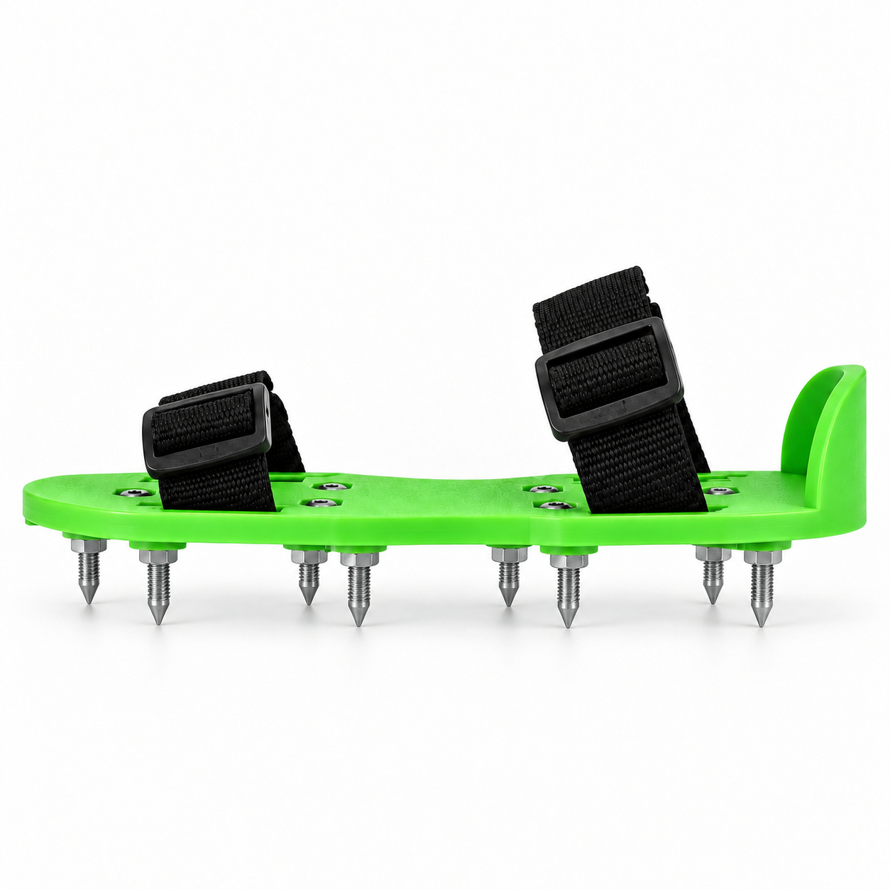 ABS platform spiked shoes, 28 mm model, side view.