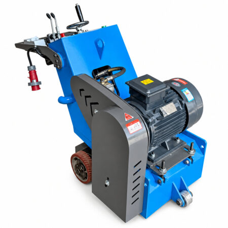 350 hydraulic concrete floor scarifier with an electric motor.