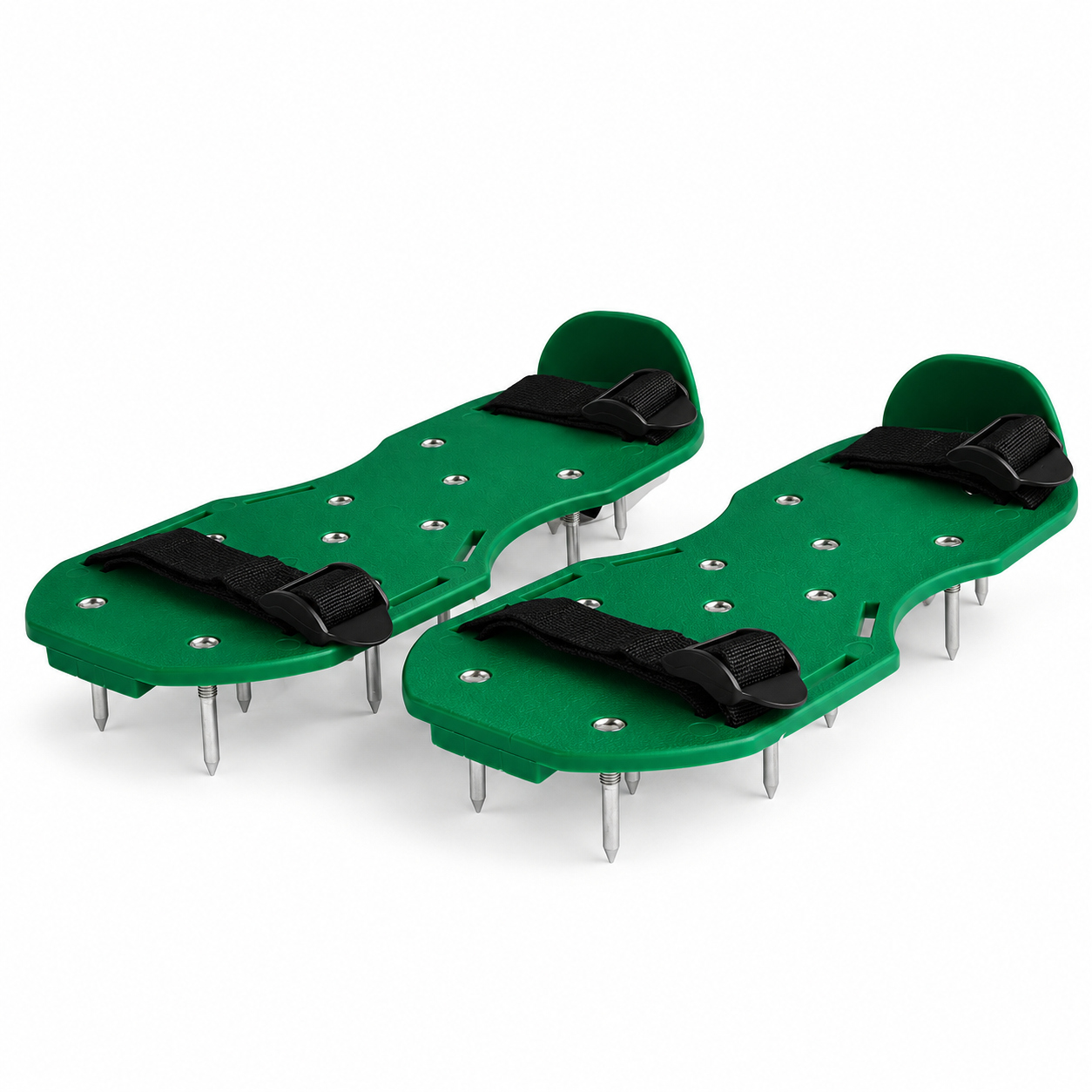 PP platform spiked shoes, 28 mm model, pair shown at an angle.