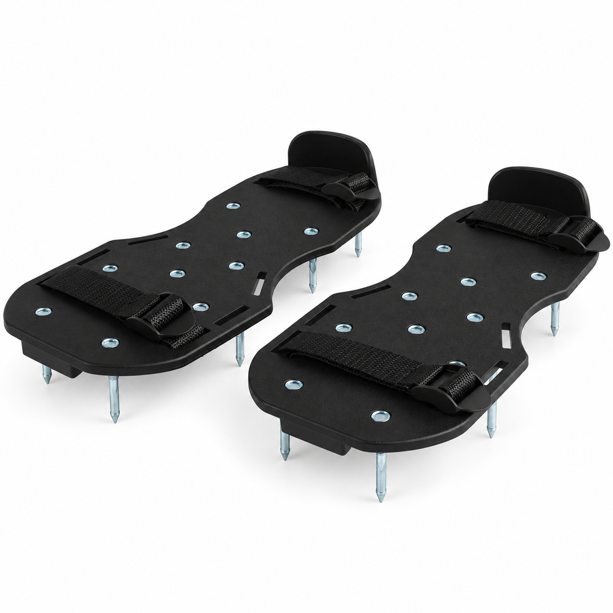 PP platform spiked shoes, 60 mm model, pair shown at an angle.